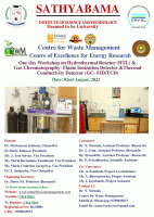 One Day Workshop on Hydrothermal Reactor and Gas Chromatography- Flame Ionization Detector - Thermal Conductivity Detector (GC- FID/TCD) 2023 Training Programme Poster